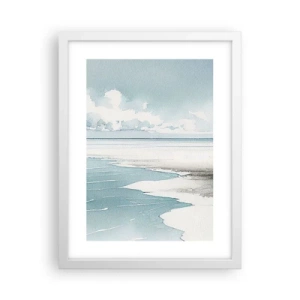 Affisch i vit ram - Milt tidvatten - 30x40 cm