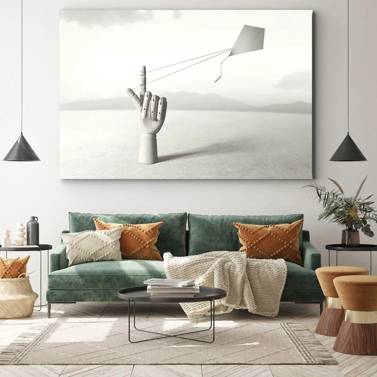 Canvastavla - Bild på duk - Test av styrka - 120x80 cm