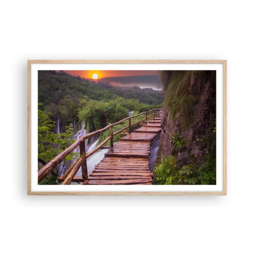 Affisch i ram av ljusek - Otrolig skönhet - 91x61 cm