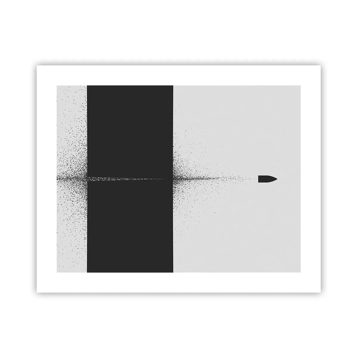 Affisch - Rakt mot målet - 50x40 cm