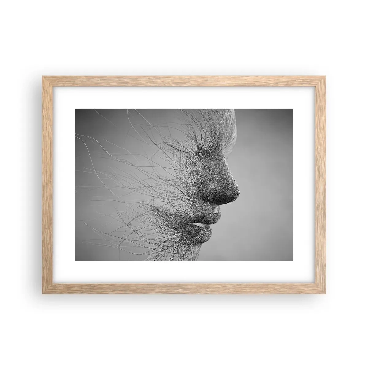 Affisch i ram av ljusek - Vindens ande - 40x30 cm