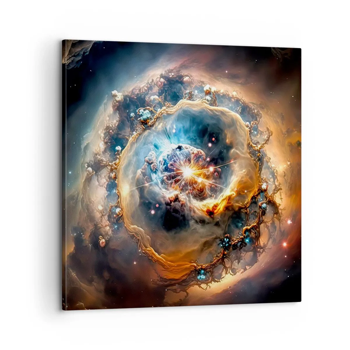 Canvastavla - Bild på duk - Början - 60x60 cm