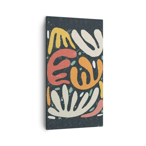 Canvastavla - Bild på duk - Komposition - Jag tar snart tag i dig  - 45x80 cm