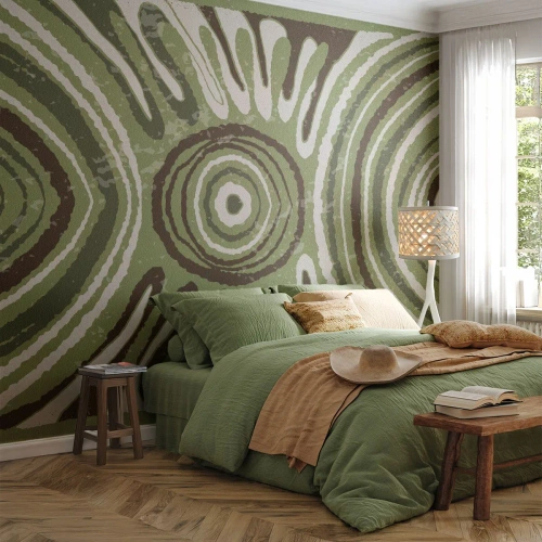Fototapet Standard Eco - Explosion av känslor - Åldrig, Boho, Bit - 250x175 cm