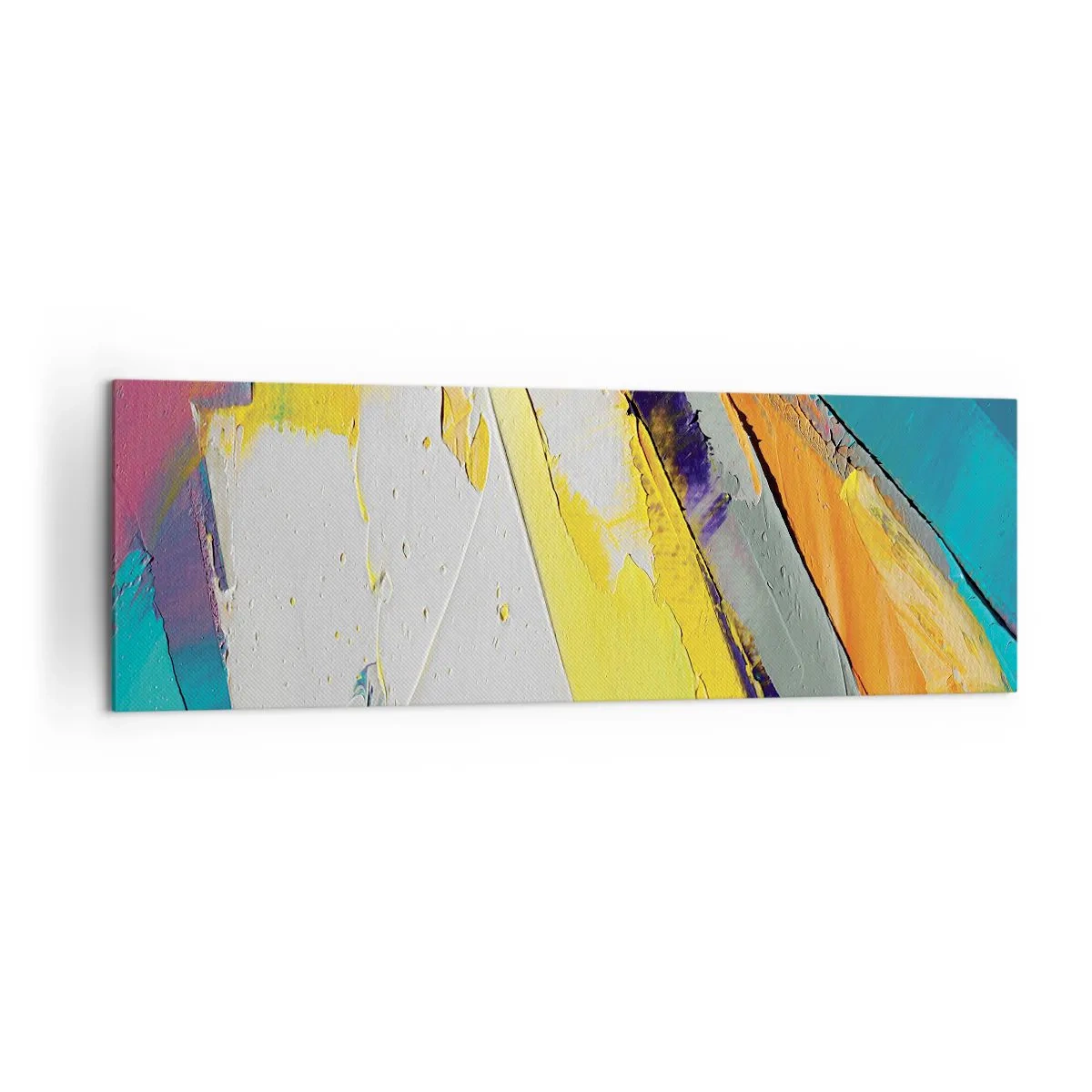 Canvastavla - Bild på duk - Världens anatomi - 160x50 cm