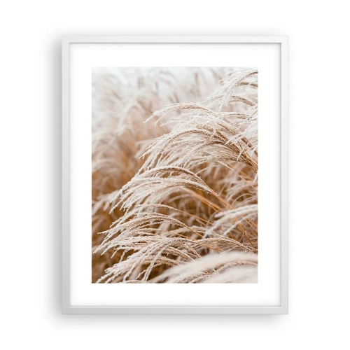 Affisch i vit ram - Buga för höstsolen - 40x50 cm