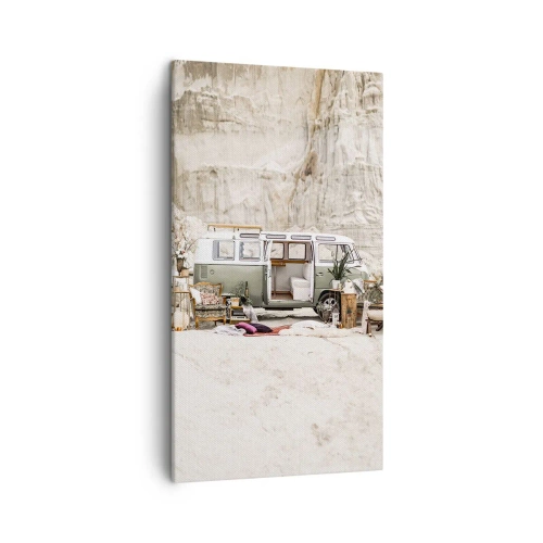 Canvastavla - Bild på duk - Dags att börja resan - 45x80 cm