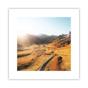 Affisch - I gulddalen - 30x30 cm