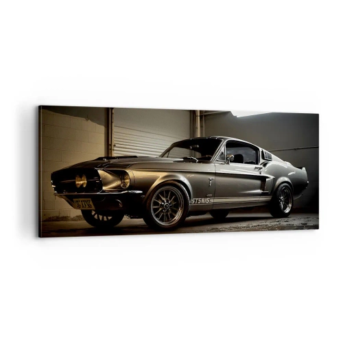 Canvastavla - Bild på duk - Tillbaka till det förflutna - 100x40 cm