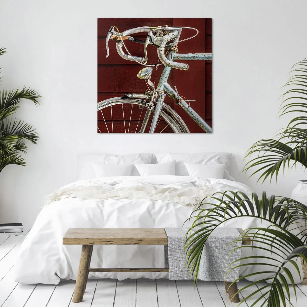 Canvastavla - Bild på duk - Skapad för segrar - 60x60 cm