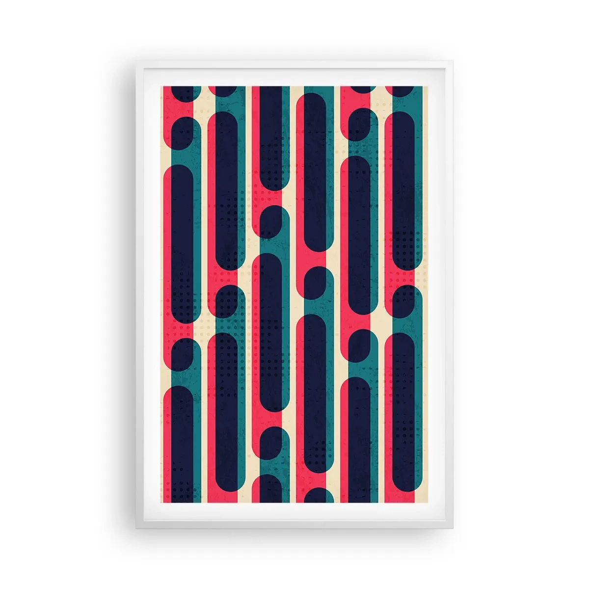 Affisch i vit ram - In och framåt - 61x91 cm