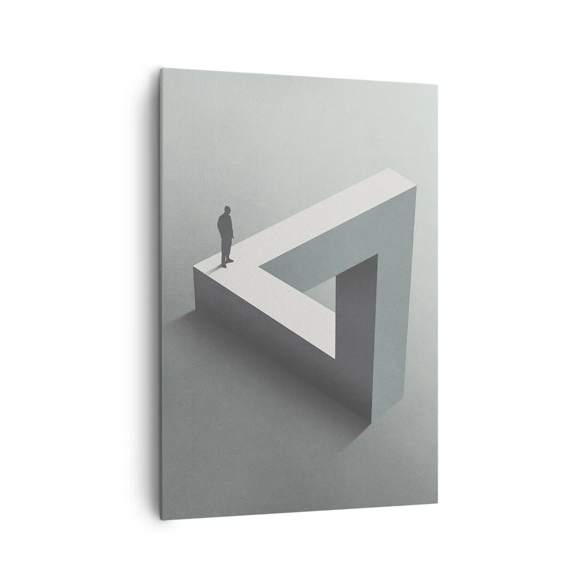 Canvastavla - Bild på duk - Och ändå möjligt - 70x100 cm