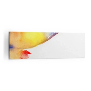 Canvastavla - Bild på duk - Damporträtt    - 160x50 cm