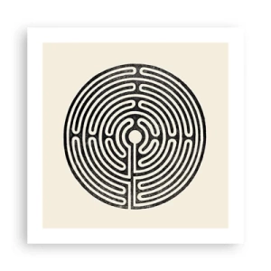 Affisch - Mystisk ordning - 50x50 cm