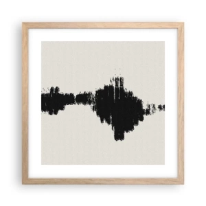 Affisch i ram av ljusek - Fantasins vibrationer - 40x40 cm