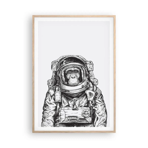 Affisch i ram av ljusek - Alternativ evolution - 70x100 cm