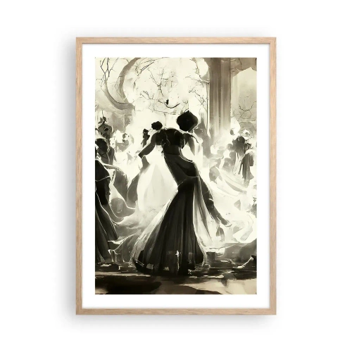 Affisch i ram av ljusek - Stor maskerad - 50x70 cm