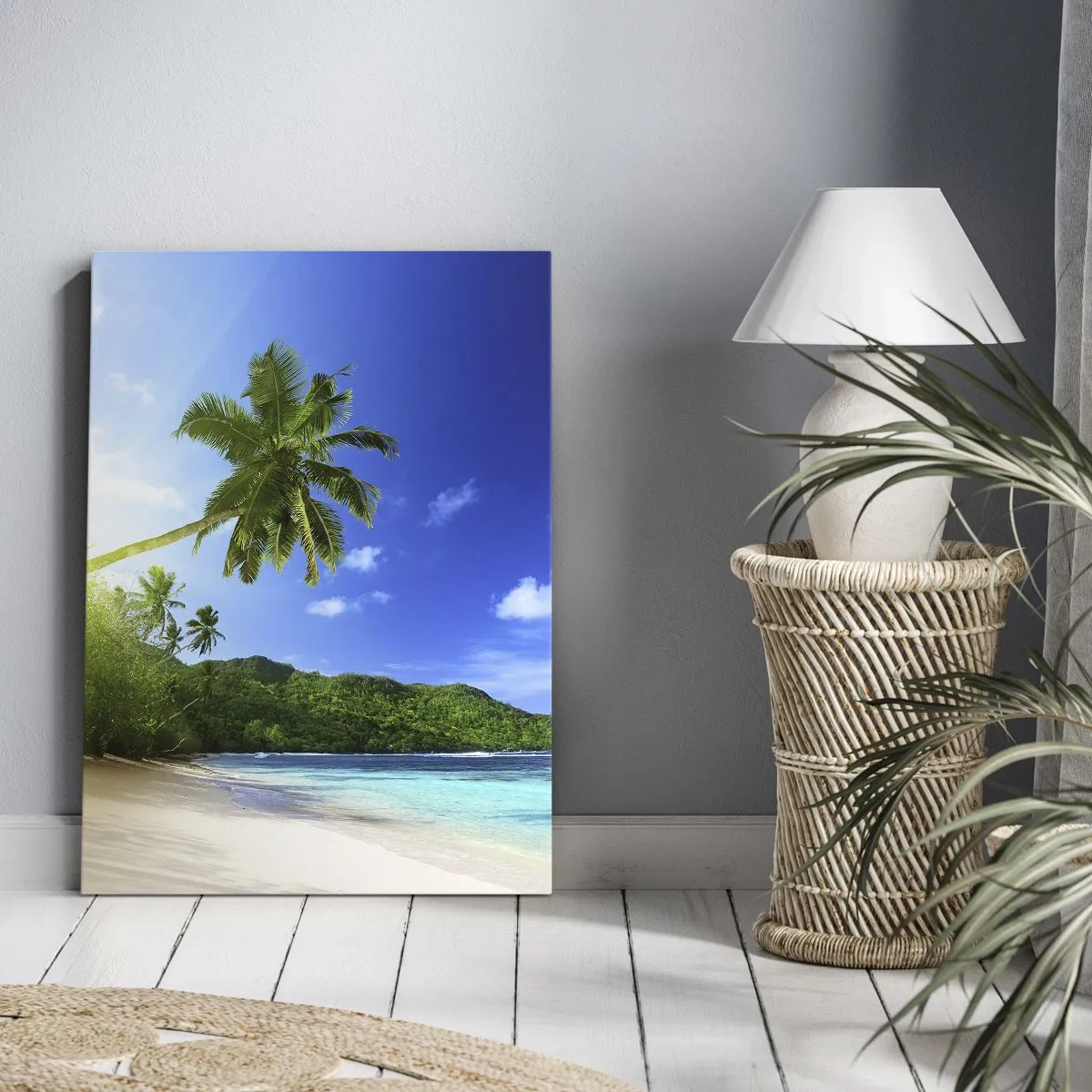 Canvastavla - Bild på duk - Tropikens ömtåliga beröring - 50x70 cm