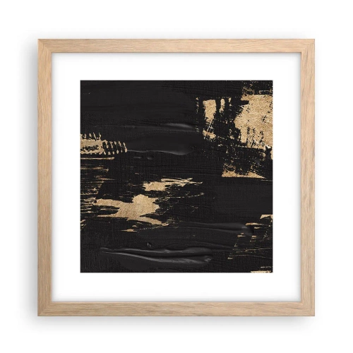 Affisch i ram av ljusek - Ett spår av beröring - 30x30 cm