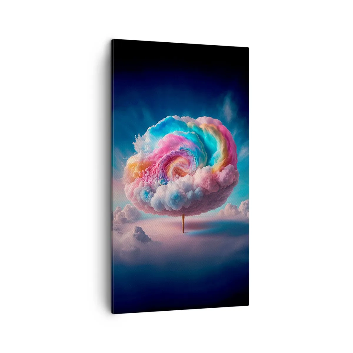 Canvastavla - Bild på duk - En dröm om en nöjespark - 45x80 cm