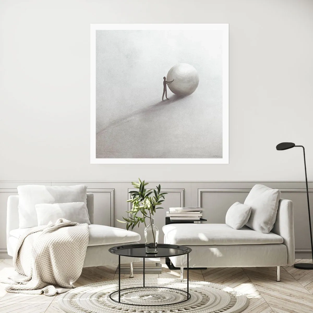 Affisch - Livets spel - 30x30 cm
