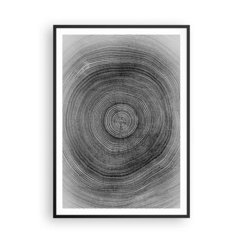Affisch i svart ram - Ett tecken i tiden - 70x100 cm