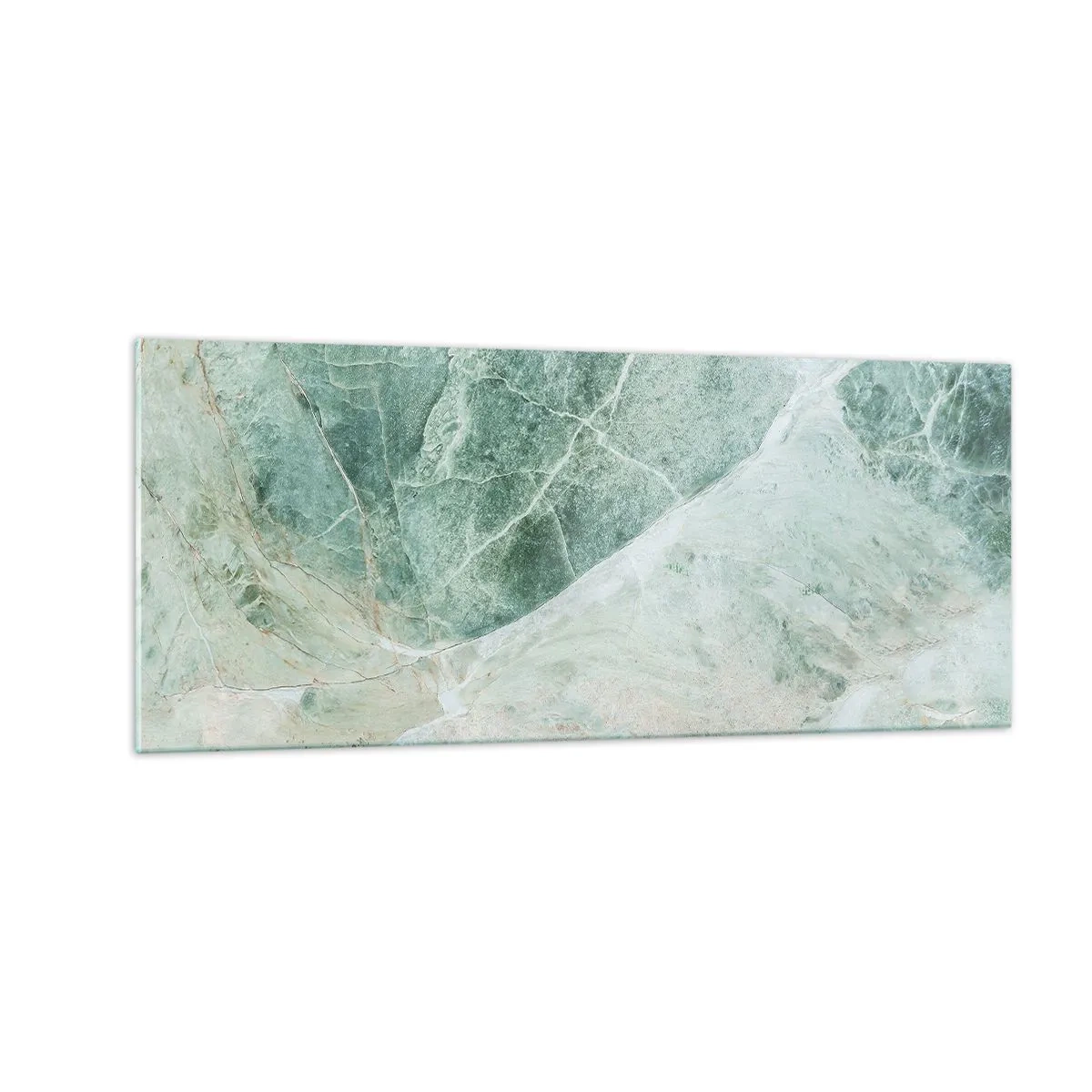 Glastavla - Bild på glas - Stenens ädla svalka - 100x40 cm