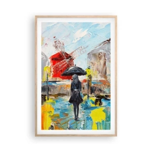 Affisch i ram av ljusek - Parislegender - 61x91 cm