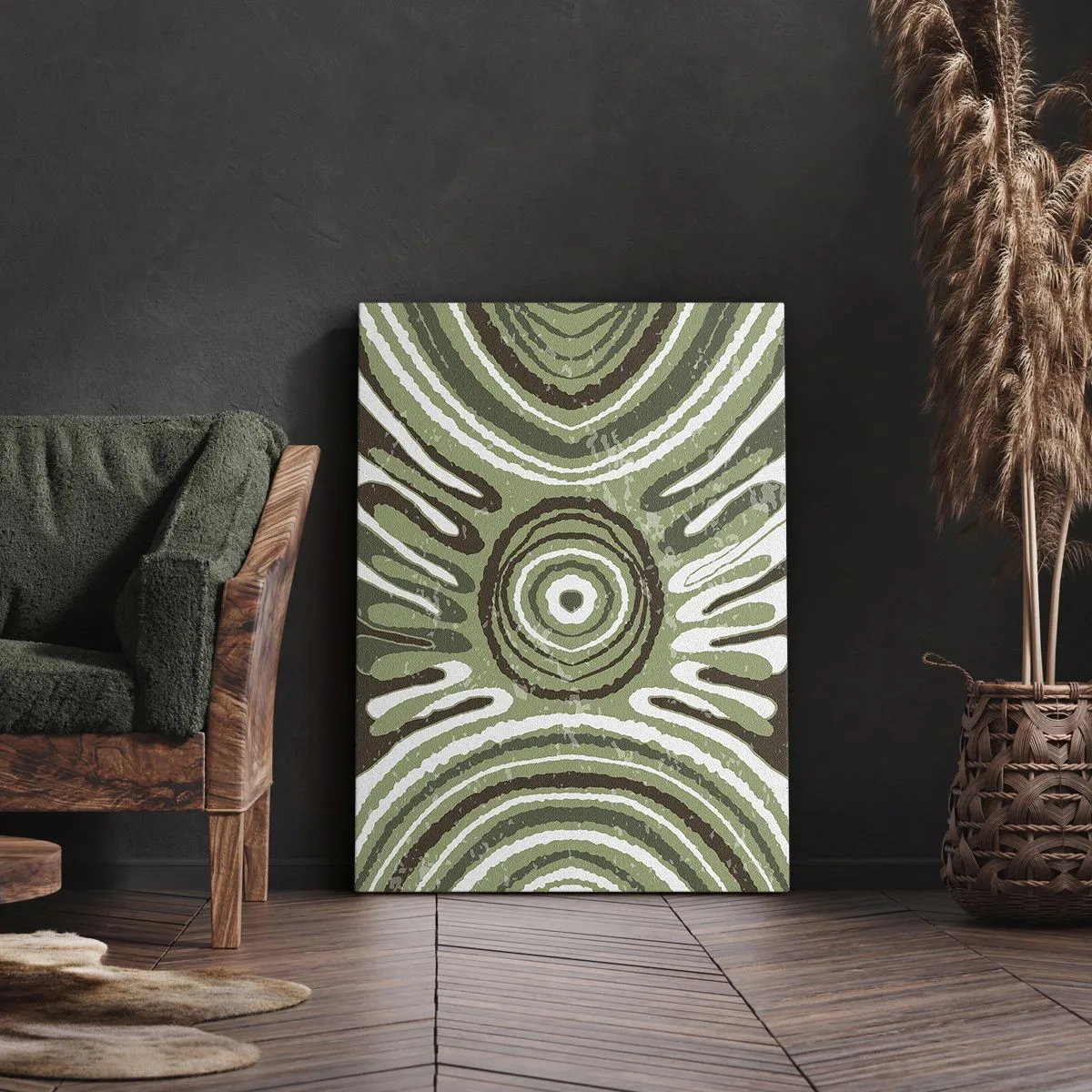 Canvastavla - Bild på duk - Explosion av känslor - 50x70 cm