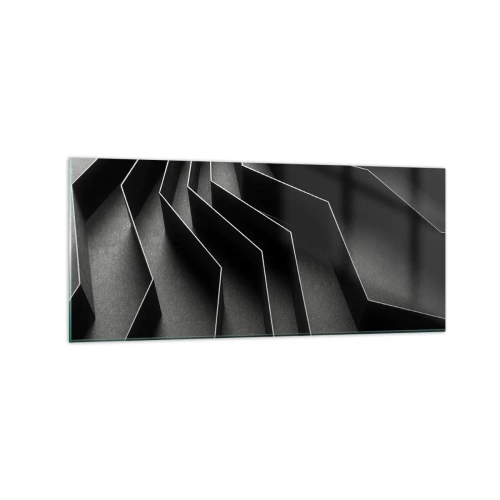 Glastavla - Bild på glas - Rumslig ordning - 120x50 cm