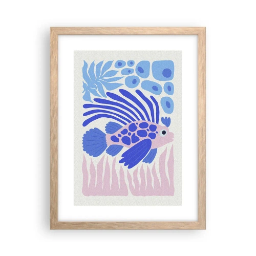 Affisch i ram av ljusek - I sitt rätta miljö - 30x40 cm