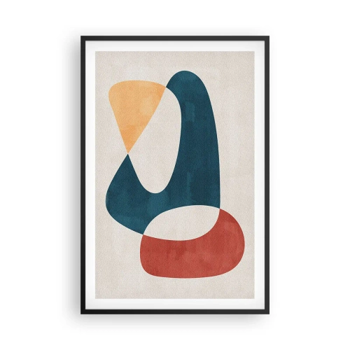 Affisch i svart ram - Influenser och metamorfoser - 61x91 cm