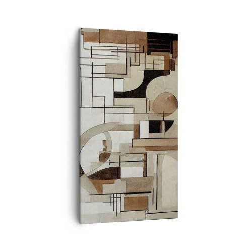 Canvastavla - Bild på duk - Stadsbild 2.0 - 45x80 cm