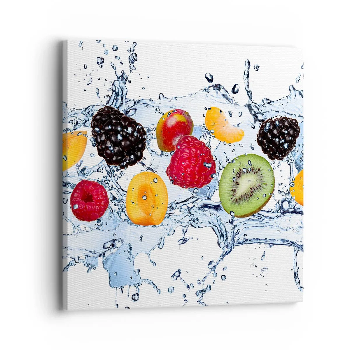 Canvastavla - Bild på duk - Lek med oss - 40x40 cm