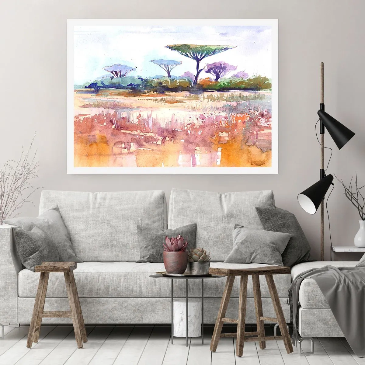 Affisch - Savannens färg - 50x40 cm
