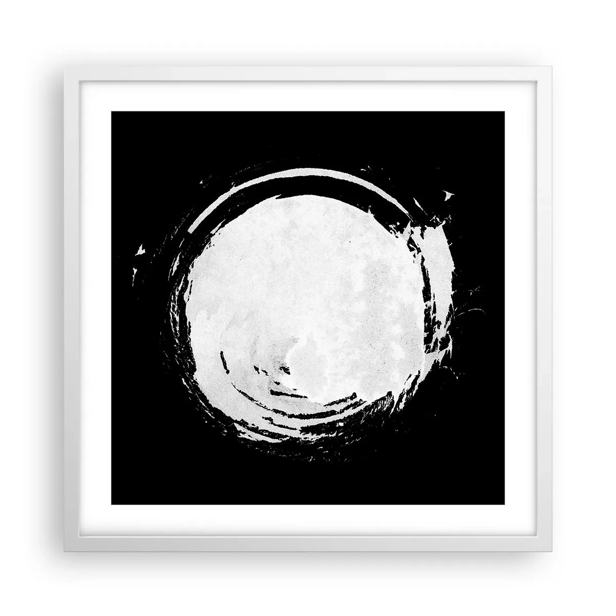 Affisch i vit ram - Den goda vägen ut - 50x50 cm