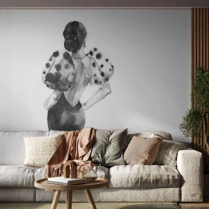 Fototapet på mått Premium Canvas - Hon passerade nära mig - Kvinna, Mode, Modell