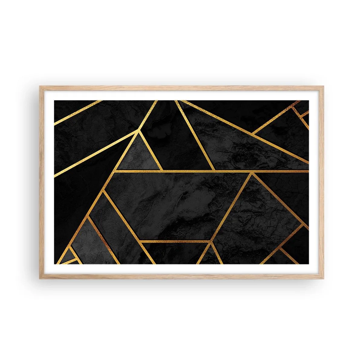 Affisch i ram av ljusek - Mörker och sken - 91x61 cm