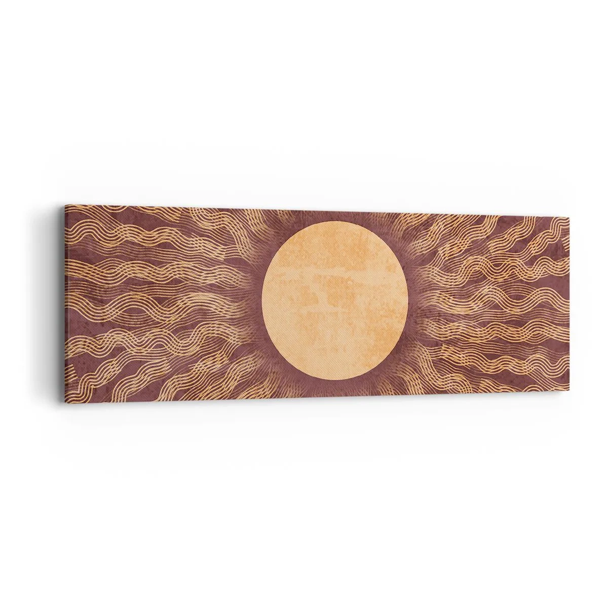 Canvastavla - Bild på duk - Solikon - 90x30 cm