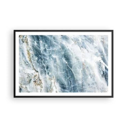 Affisch i svart ram - Isvärld - 91x61 cm