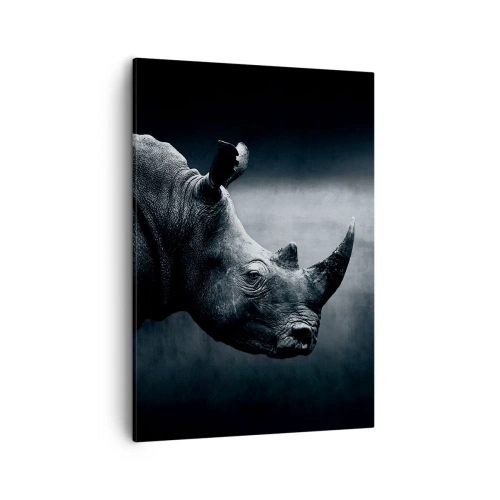 Canvastavla - Bild på duk - Höger profil - 50x70 cm