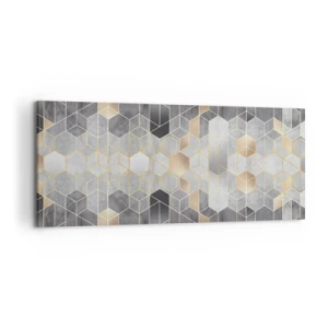 Canvastavla - Bild på duk - Diamantkomposition - 120x50 cm