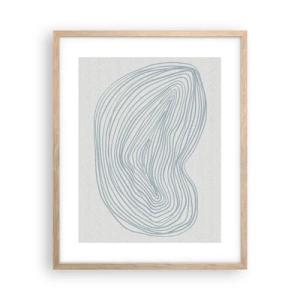 Affisch i ram av ljusek - Droppens leende - 40x50 cm