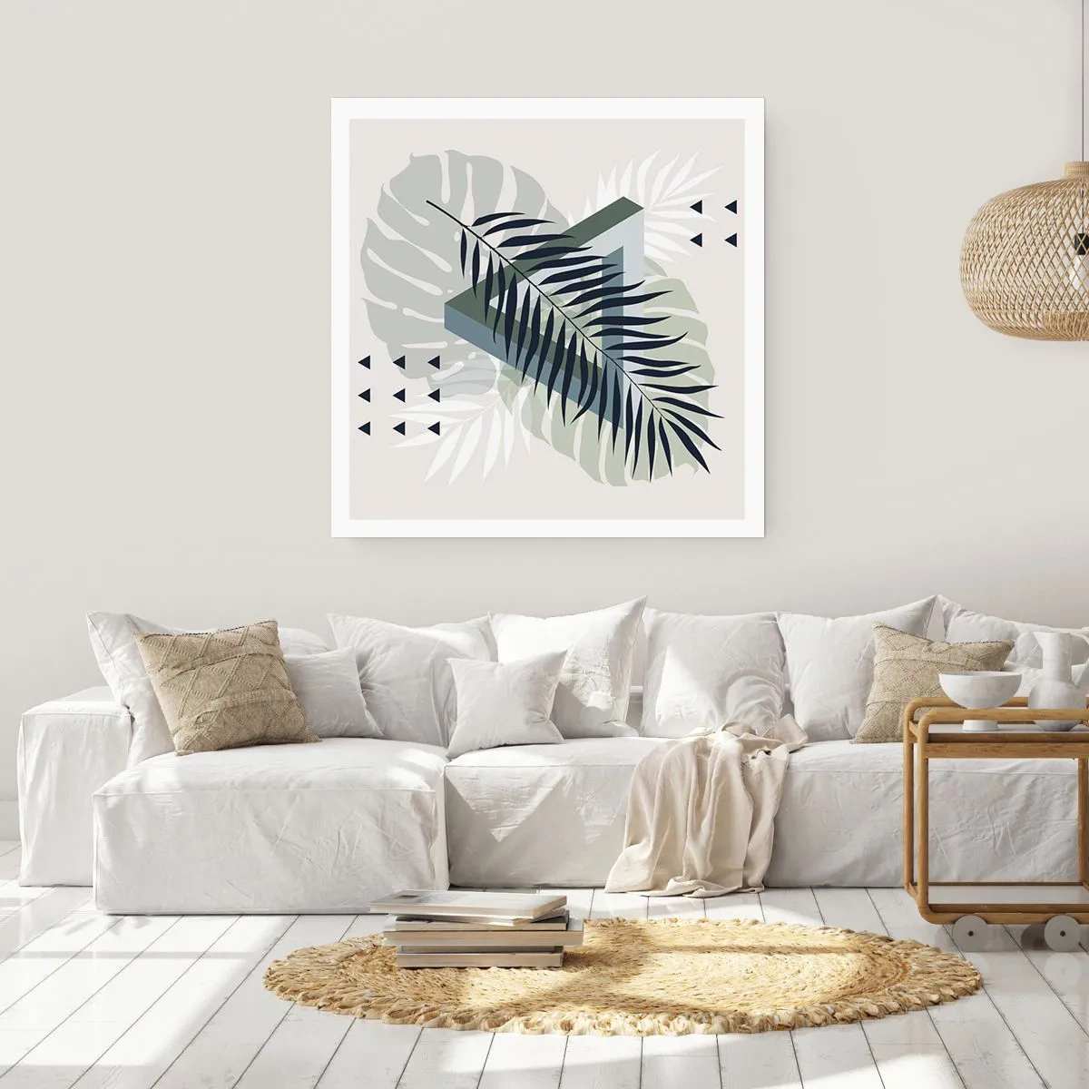 Affisch - Natur och geometri – två ordningar? - 40x40 cm