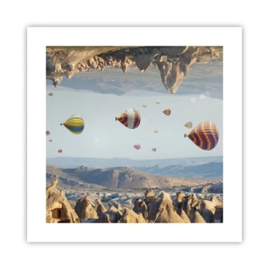 Affisch - Här är allt möjligt - 40x40 cm