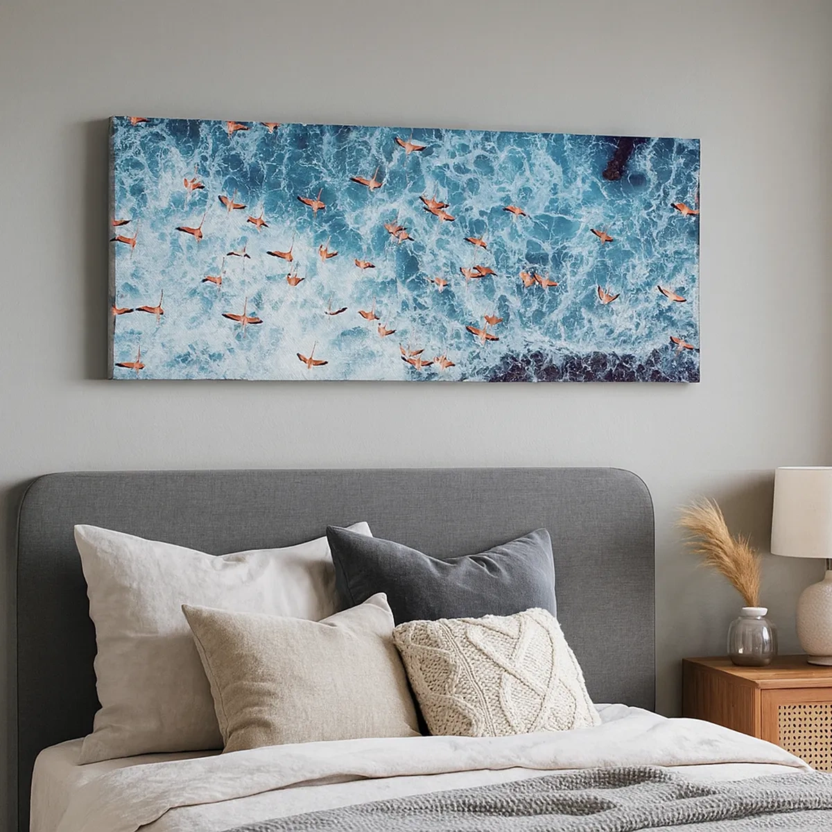 Canvastavla - Bild på duk - Kustparad - 30x30 cm