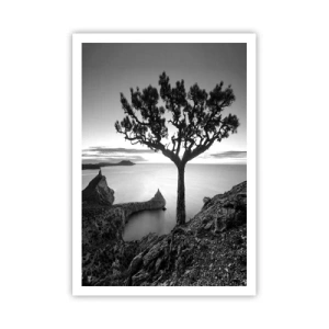 Affisch - Ro enda fram till horisonten - 70x100 cm