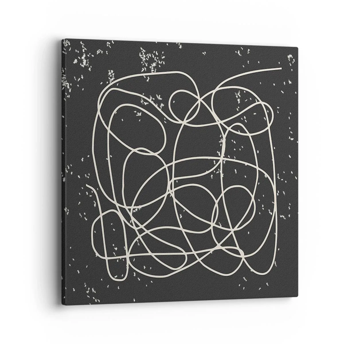 Canvastavla - Bild på duk - Vilsegångna tankar - 40x40 cm