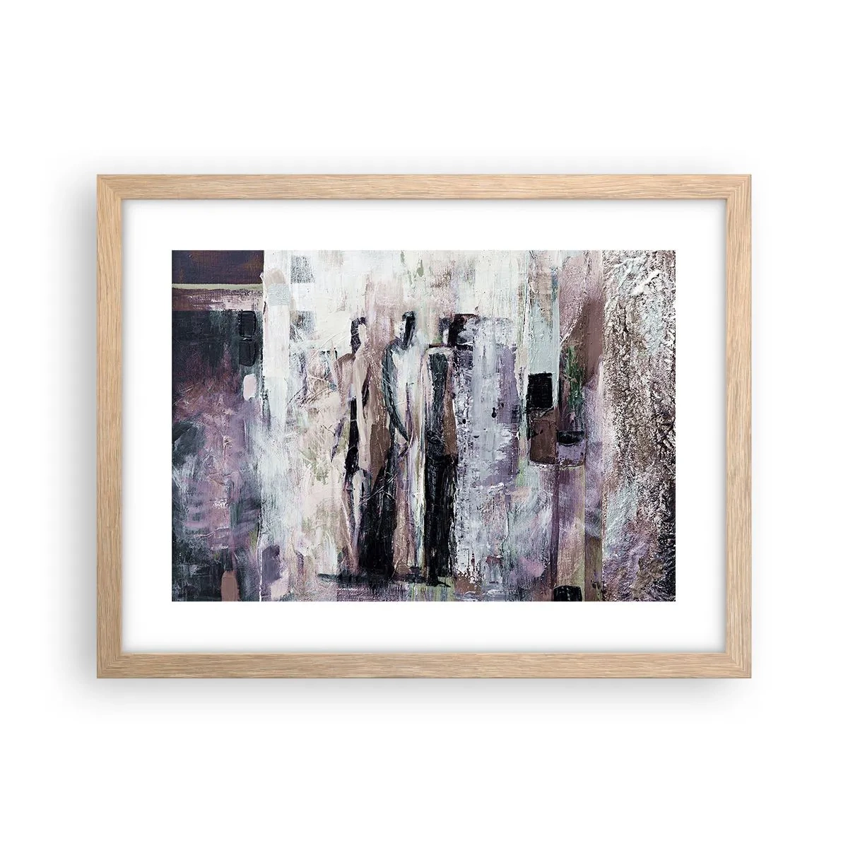 Affisch i ram av ljusek - De mystiska tre - 40x30 cm