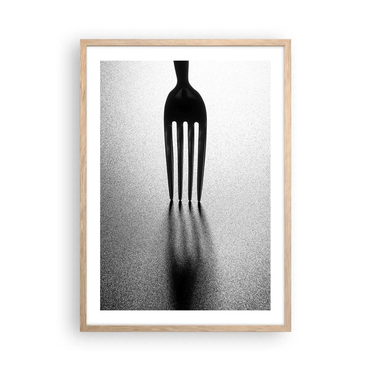Affisch i ram av ljusek - Ljus och skugga - 50x70 cm